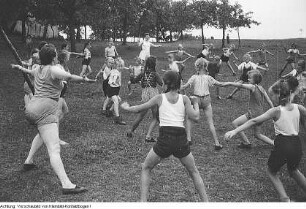 VEB Kelterei Lockwitzgrund. Ferienlager, Juli 1951