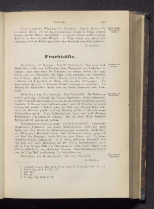 Fruchtsäfte.