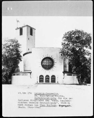 Sankt Bonifatius-Kirche (Gedächtniskirche für die gefallenen Mitglieder der "Katholischen kaufmännischen Vereine Deutschlands")