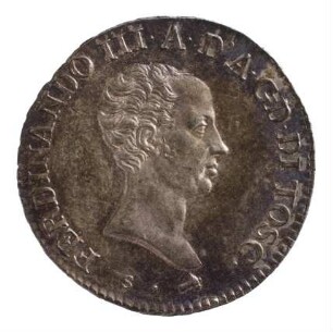Münze, Lira, 1822