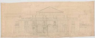 Thiersch, Friedrich von; Wiesbaden; Kurhaus - Südfassade (Ansicht)