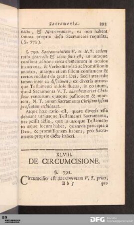 XLVIII. De Circumcisione.