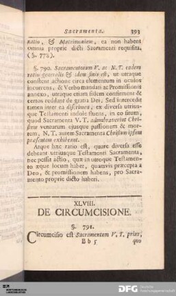 XLVIII. De Circumcisione.