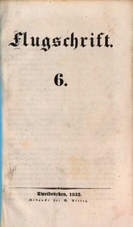 Flugschrift, 6