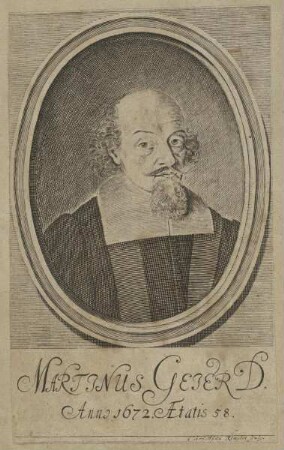 Bildnis des Martinus Geier
