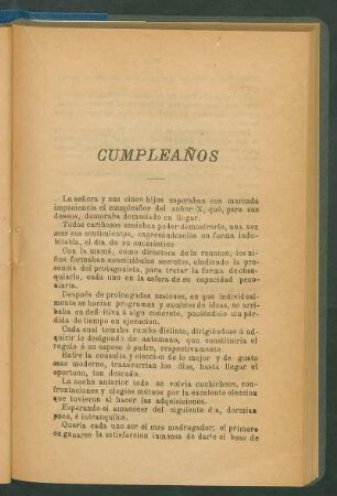 Cumpleaños