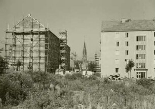 Tittmannstraße : Dresden-Striesen, Wohnhausneubau Tittmannstraße, Großblockbauweise