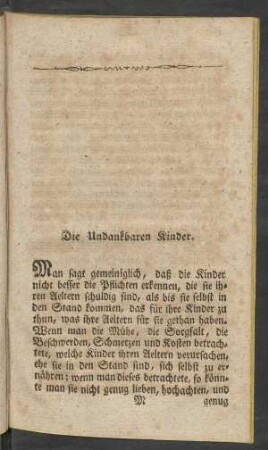 Die Undankbaren Kinder