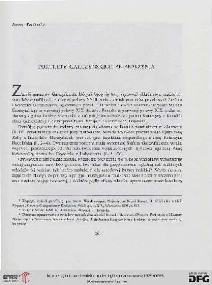 23: Portrety Garczyńskich ze Zbąszynia