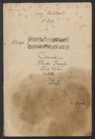 Konzerte; fl, orch; c-Moll; QV 5:38