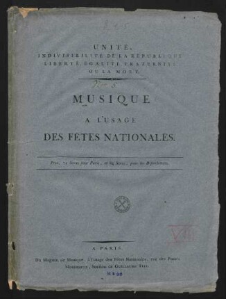 Musique à l'usage des fêtes nationales