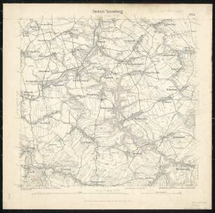 Äquidistantenkarte 64 : Section Tanneberg, 1895 : Section Tanneberg. - 1:25000. - Leipzig: Giesecke & Devrient, 1895. - 1 Kt.