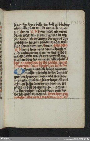 152r-154r: Drei Gebete um Sündenvergebung mit Paternoster