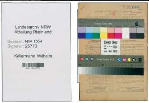 Entnazifizierung Wilhelm Kellermann , geb. 19.11.1879 (Fabrikant)