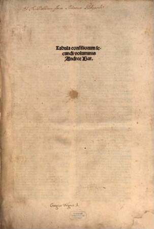 ... volume[n] consiliorum Andree barbatie, 2