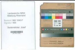 Entnazifizierung Josef Seidensticker , geb. 11.10.1907 (Zollbeamter)
