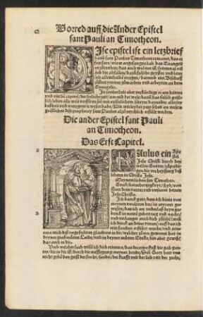 Die ander Epistel sant Pauli an Timotheon.