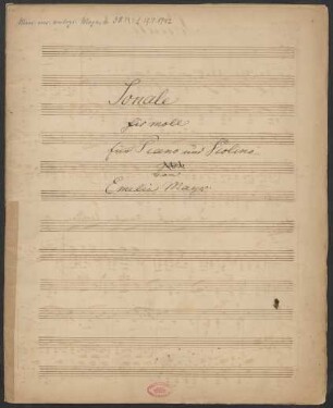 Sonaten; vl, pf; fis-Moll; op.19
