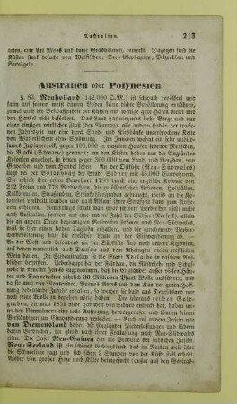 Australien oder Polynesien