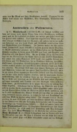 Australien oder Polynesien