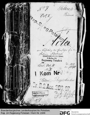 Anstellung der Vorsteher für die Kolonie Nowawes