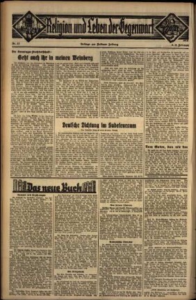 Vierte Ausgabe vom Sonntag, den 09. Februar 1936.