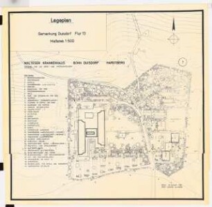 Malteser Krankenhaus (Bonn/Rhein-Sieg), Bonn-Duisdorf: Grün- und Freiraumanlagen 1:500