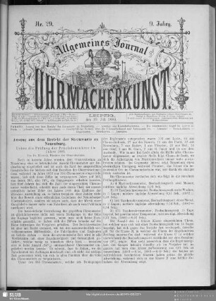 Auszug aus dem Bericht der Sternwarte zu Neuenburg : Ueber die Prüfung der Präzisionsuhren im Jahre 1883