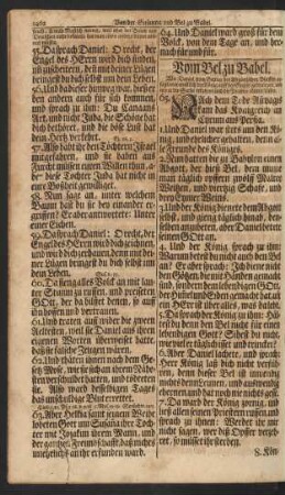 Vom Bel zu Babel.