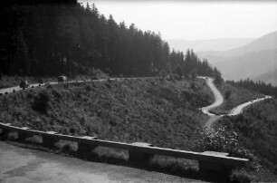 Bad Griesbach: Serpentinen der Straße Bad Griesbach-Alexanderschanze