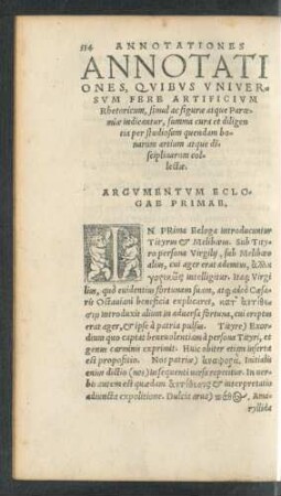 Argumentum Eclogae ...