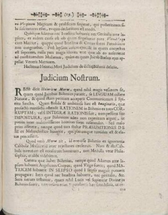 Judicium Nostrum.