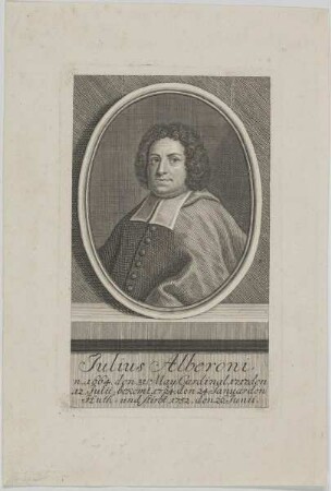 Bildnis des Julius Alberoni