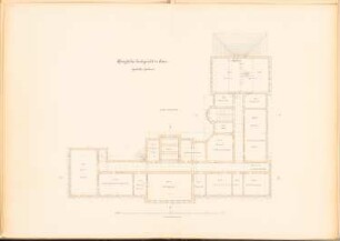 Landgericht und Gefängnis, Posen: Gerichtsgebäude: Grundriss 2.OG