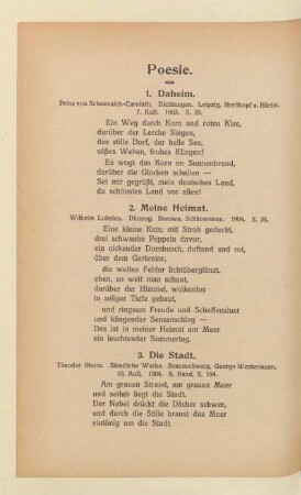 [I. Vaterland und Vaterhaus]