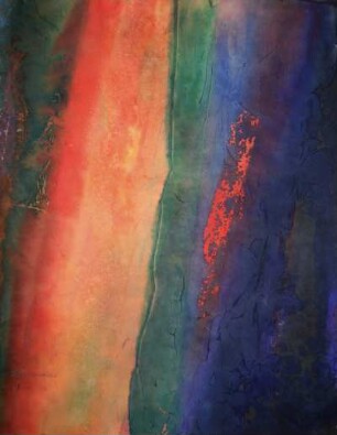 Rot wandert nach oben