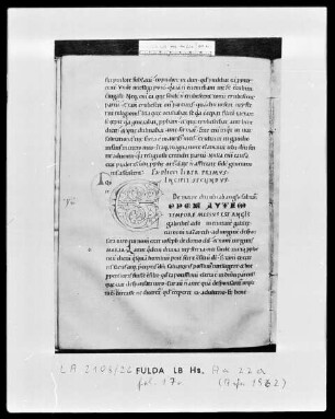 Ambrosius, Commentarius in Lucam — Initiale E (odem autem), Folio 17 verso