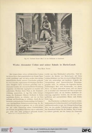 Werke Alexander Colins und seiner Schule in Maria-Laach