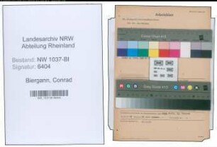 Entnazifizierung Conrad Biergann , geb. 27.04.1897 (Buchhalter)
