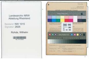 Entnazifizierung Wilhelm Rohde , geb. 26.04.1899 (Facharzt)