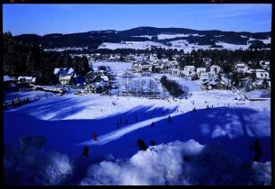 Hinterzarten: Blick auf Hinterzarten vom Kesslerhang