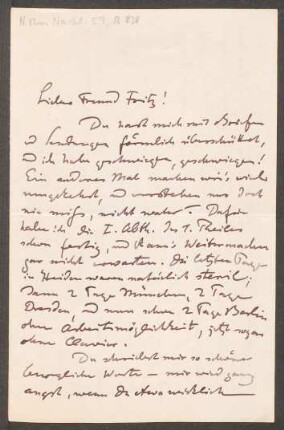 Brief an Friedrich Spitta : 03.10.1895