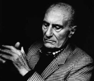 Indro Montanelli (1909-2001; italienischer Journalist, Schriftsteller und Historiker). Rom, 1991