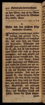 530-535, Um den Glauben