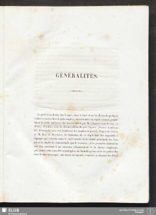 Généralités