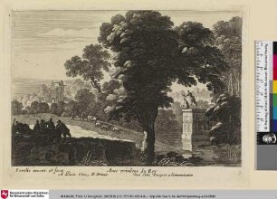 [Landschaft mit Architektur und Schafhirten]