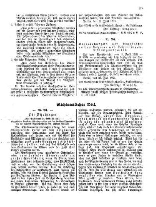 Die Schulsteuer : [Nichtamtlicher Teil]