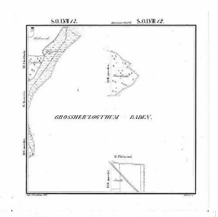 Kartenblatt SO LVII 12 Stand 1844