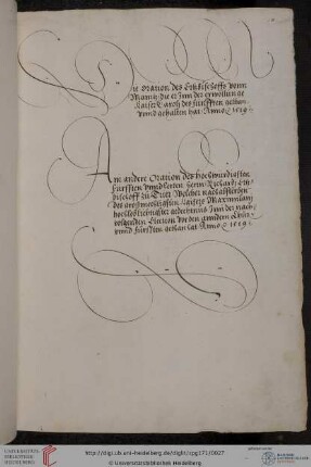 Erzbischof Albrecht IV. von Mainz, Rede zur Wahl Kaiser KarlS V., 1519
