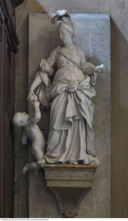 Allegorische Darstellungen der franziskanischen Tugenden, Caritas